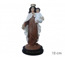 Esttua Nossa Senhora do Carmo 12cm Resina