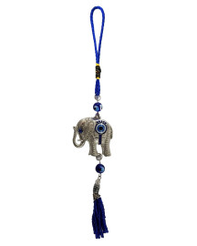 Pendente Elegante Indiano com Olho Grego e Franja