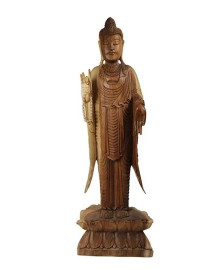 Escultura de Buda em P� Manto Sagrado 160cm