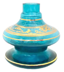 Base Shisha Glass Nix Grega Esmeralda Pequeno