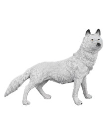 Est�tua Lobo Selvagem 24cm Resina