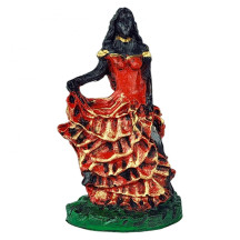Est�tua Orix� Pomba Gira�10cm Resina