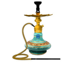 Narguil� Triton Aladin Grego Standard Esmeralda/Dourado