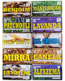 Defumador Tablete Perfumados kIT 30 Cx Sortida (600 TABLETE)
