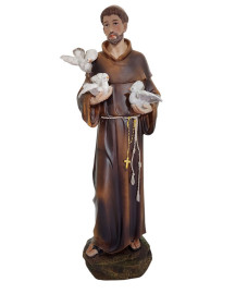 Est�tua S�o Francisco 40cm Importado