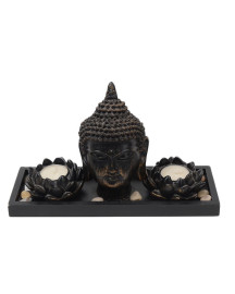 Porta Vela Busto de Buda Duplo