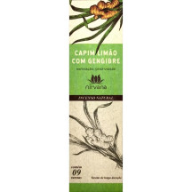 Incenso Nirvana Natural Capim Lim�o e Gengibre
