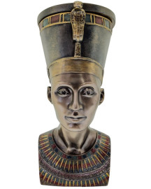 Est�tua Busto Nefertiti 16cm Veronese