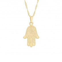 Gargantilha Ouro Hamsa 20mm