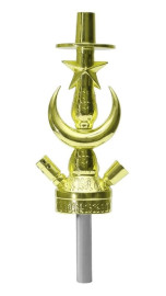Stem Orion Hookah Star Lune Dourada