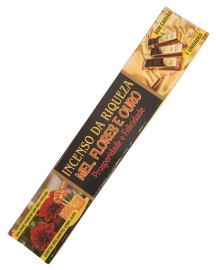 Incenso da Riqueza Mel Flores e Ouro